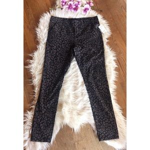 NWT Sanctuary Leopard Print Twill Jeans
